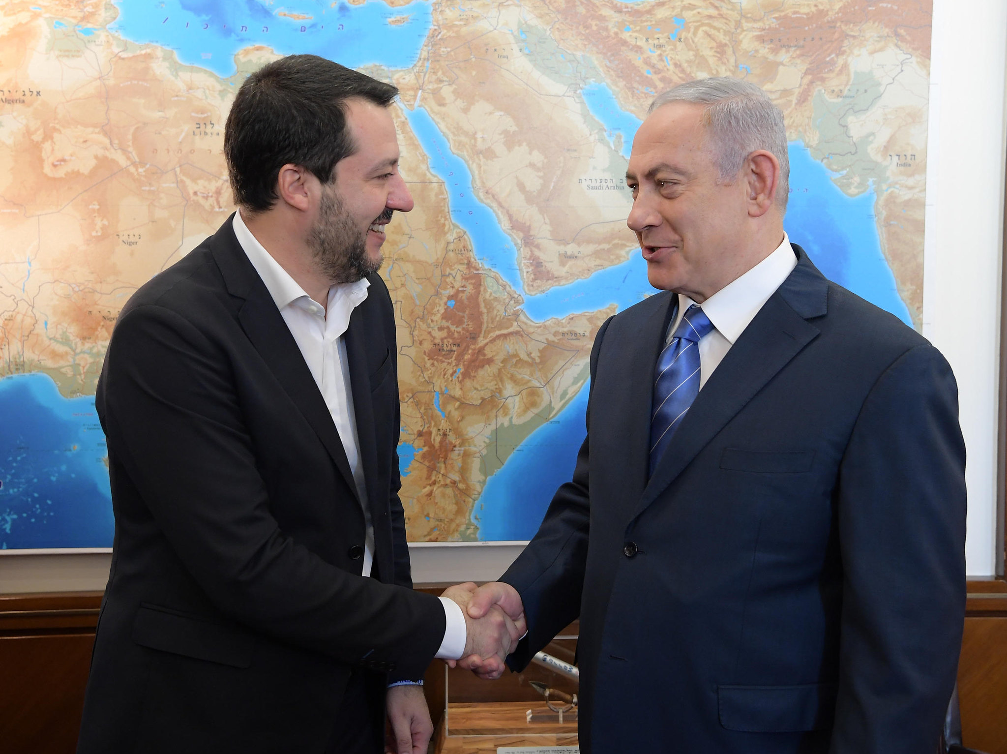 Salvini afirma que se eleito primeiro-ministro da Itália reconhecerá Jerusalém como capital de Israel