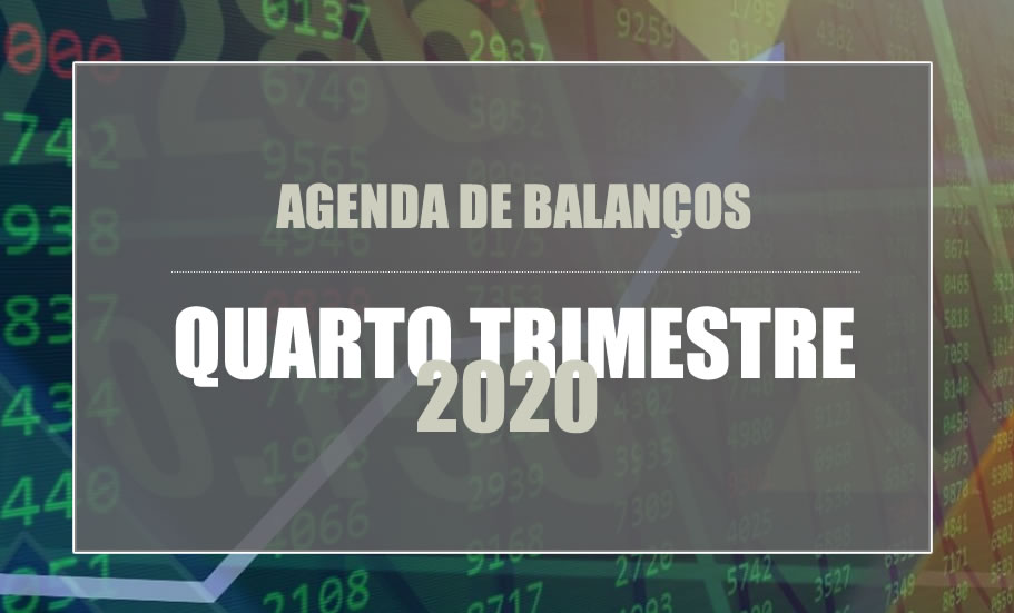 Calendário da safra de balanços do quarto trimestre 2020