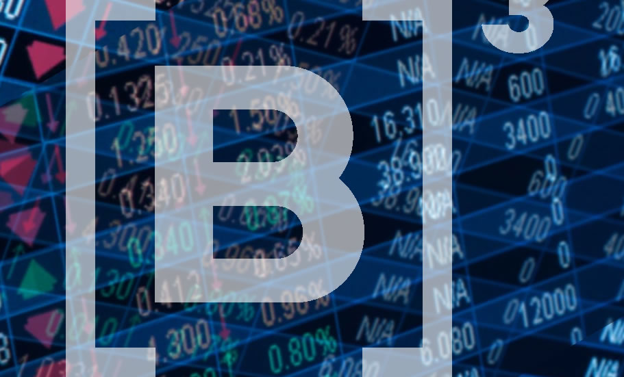 Bolsa de valores opera em queda, em linha com Nova York