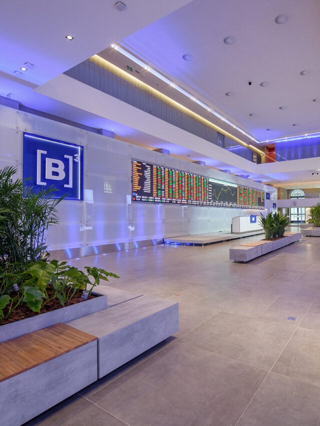 B3: foto do hall de entrada da bolsa