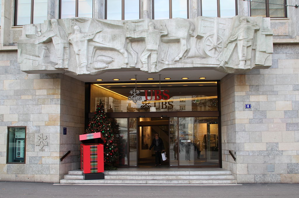 Fachada do UBS em Zurique