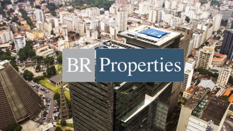 Imagem mostra logo da BR Properties.