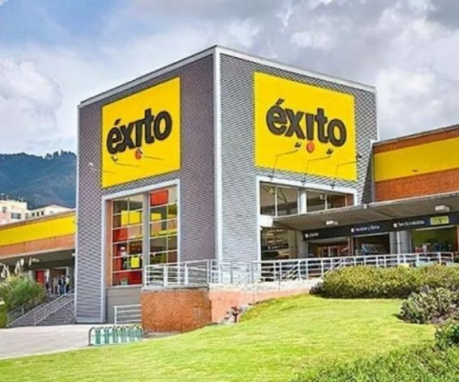 Imagem mostra uma unidade do Éxito, rede colombiana com participação do GPA (PCAR3)