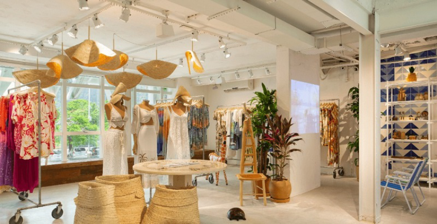 Imagem mostra a loja Farm, do Grupo Soma.