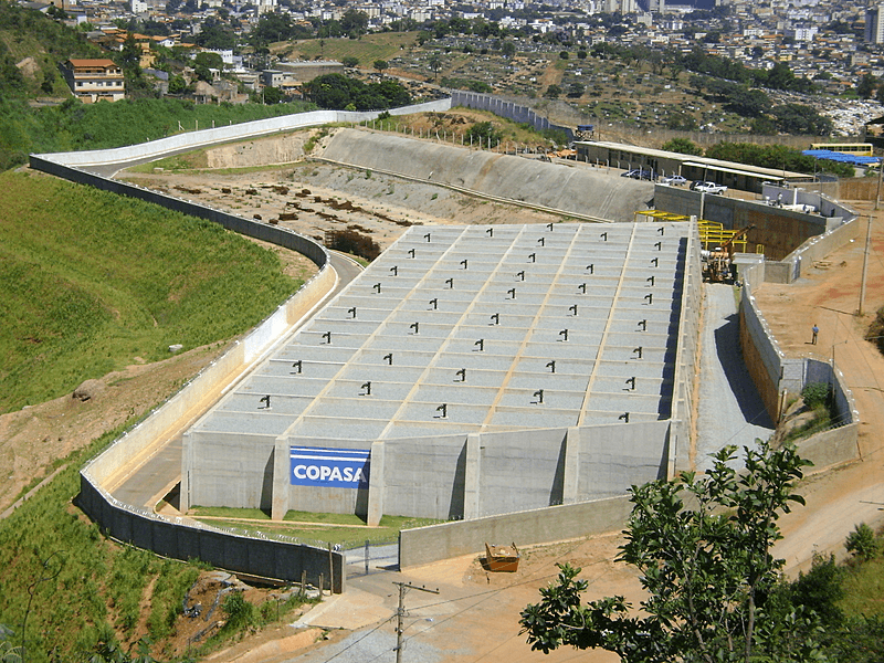 Imagem mostra uma das unidades da Copasa.