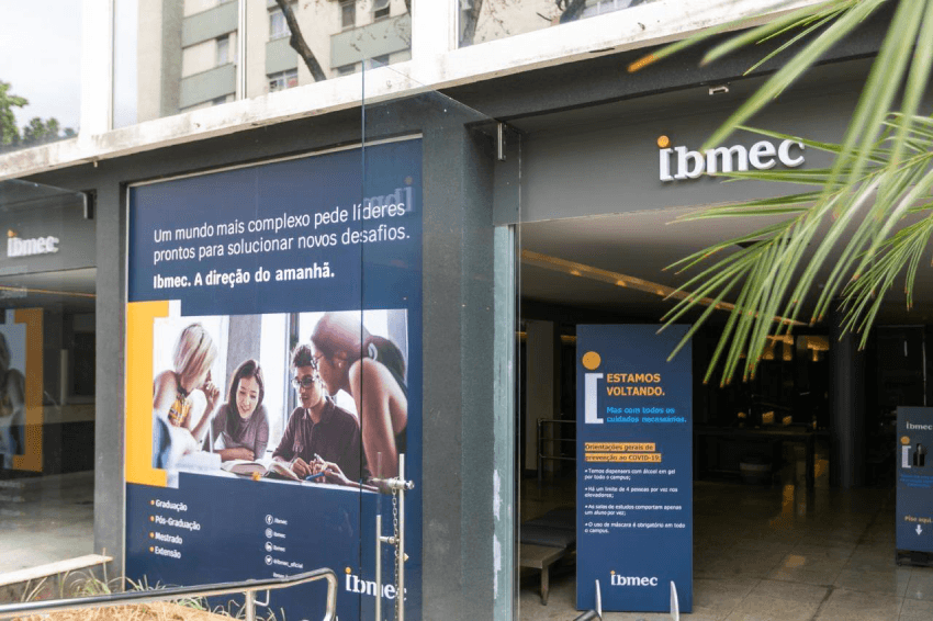 Imagem mostra uma das unidades do Ibmec.