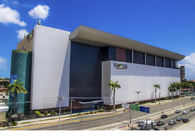 VISC11: imagem do shopping Via Sul, em Natal, adquirido parcialomente pelo fundo