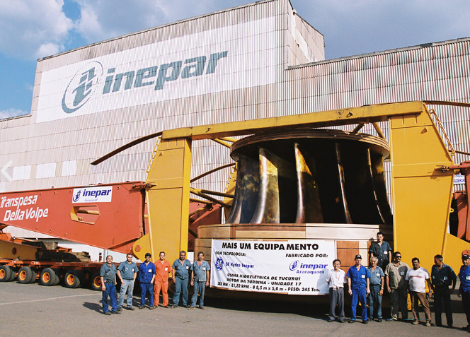 Inepar atua em diversos setores da indústria