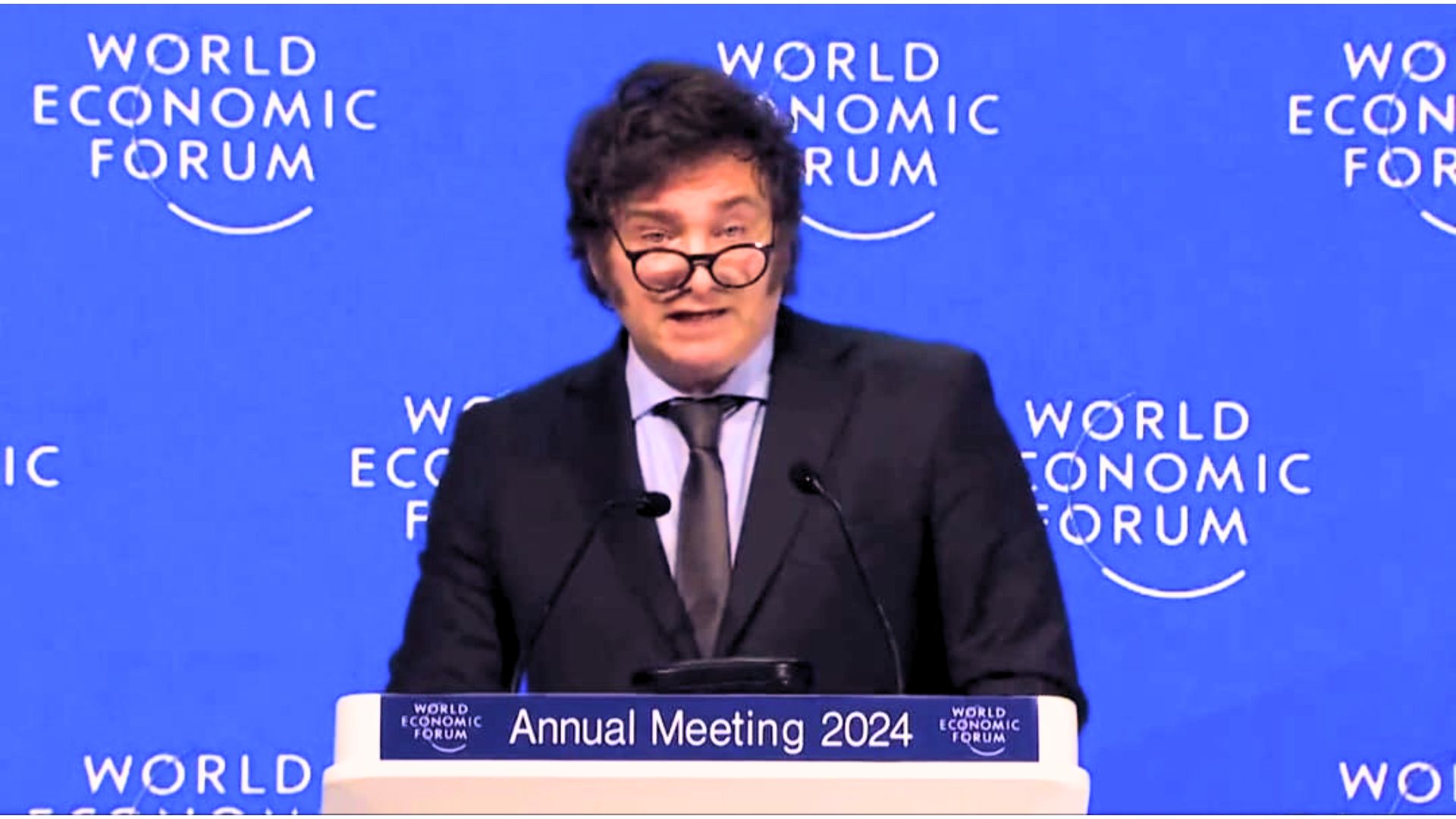 Em Davos, Milei diz que marxismo coloca Ocidente em risco