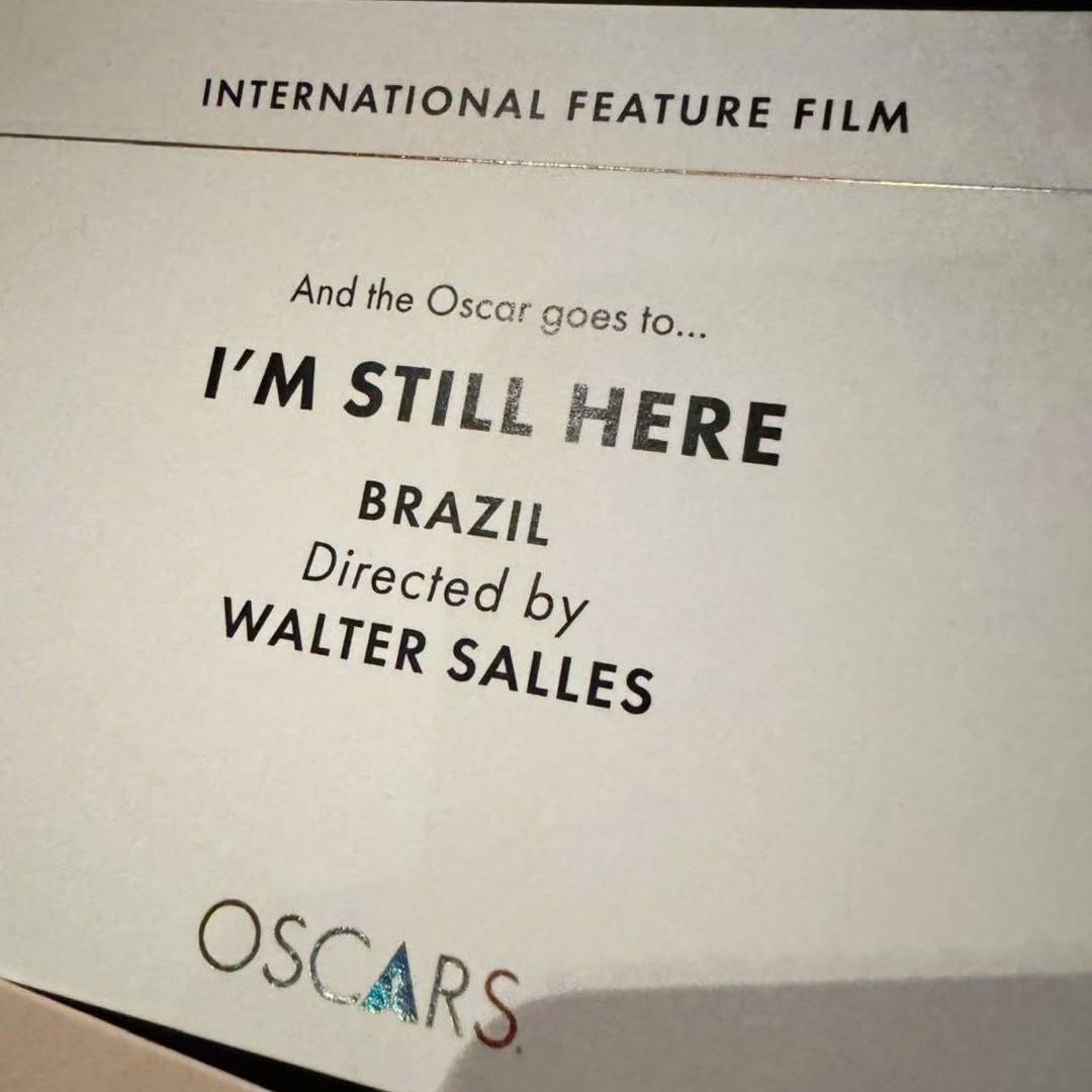 “Ainda Estou Aqui” vence Oscar 2025 como Melhor Filme Internacional