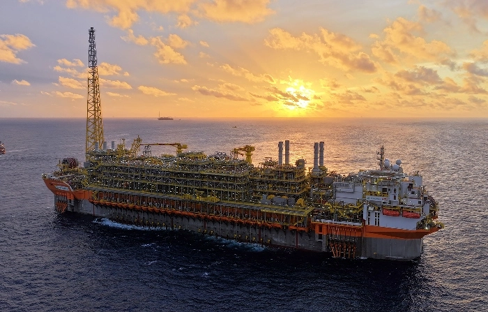 Plataforma da Petrobras em atuação em blocos como o Foz do Amazonas