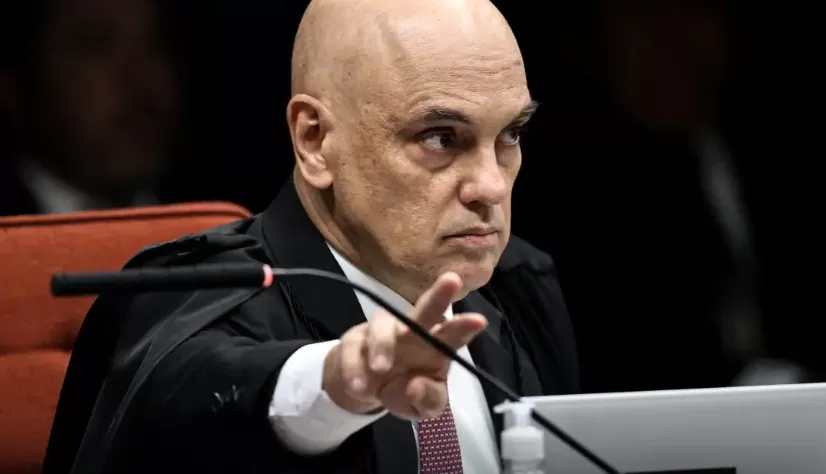 Foto de Alexandre de Moraes: esposa também vira algo da Magnitsky