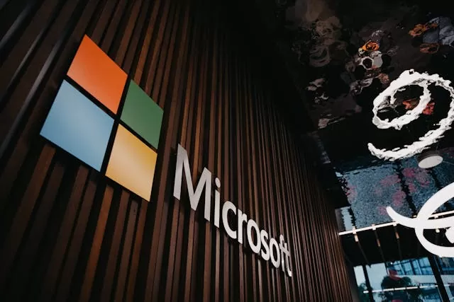 Fachada de prédio da Microsoft