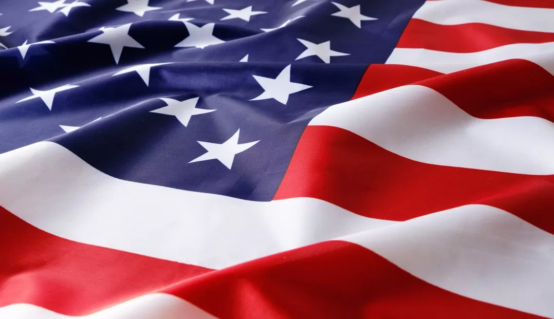 Shutdown nos EUA: imagem de bandeira dos EUA