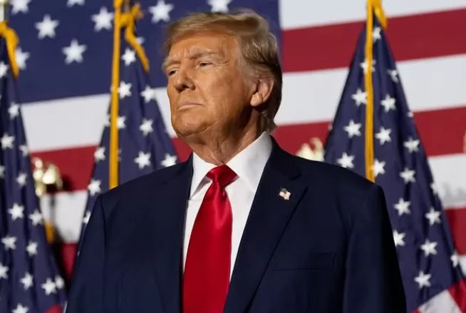 Foto de Donald Trump: presidente dos EUA discursa em assembleia da ONU