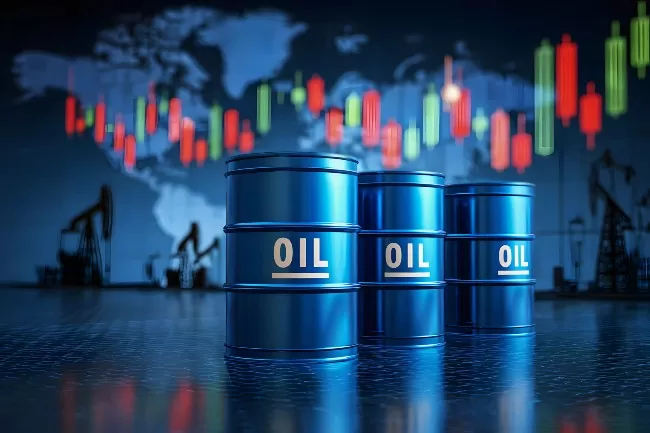 Petróleo barato: gráfico com barris de petróleo