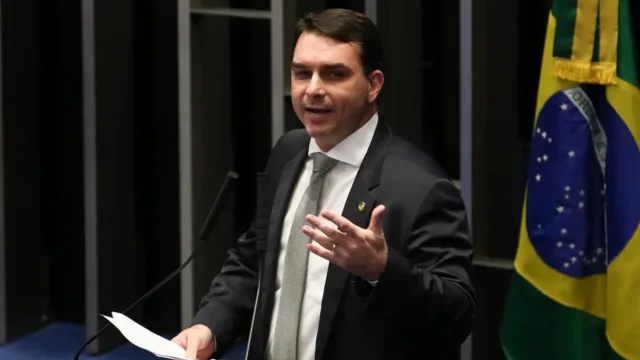 Flávio Bolsonaro no Congresso Nacional