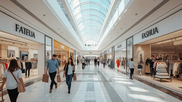 Shoppings ações moda