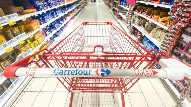 Carrefour: carrinho de supermercado