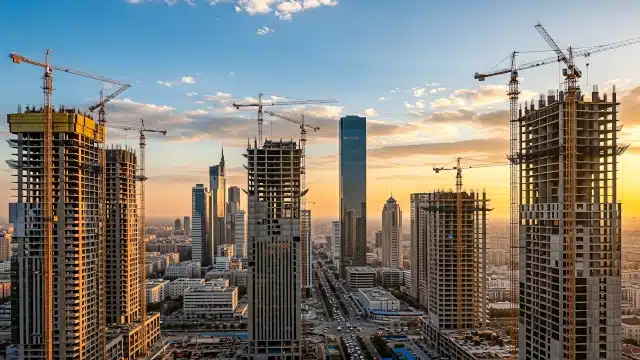 Prédios dos setor de construção