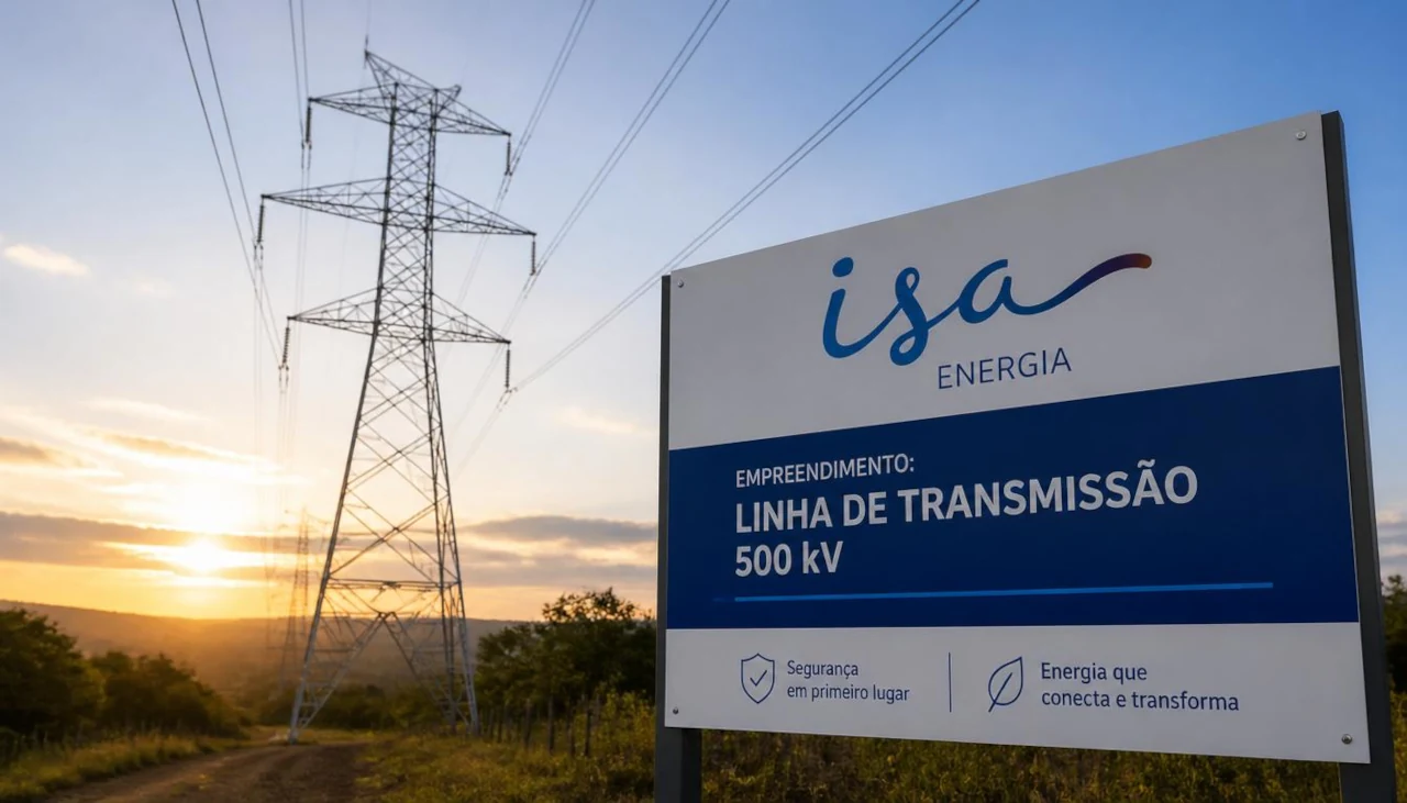 Torre de transmissão da ISA Energia