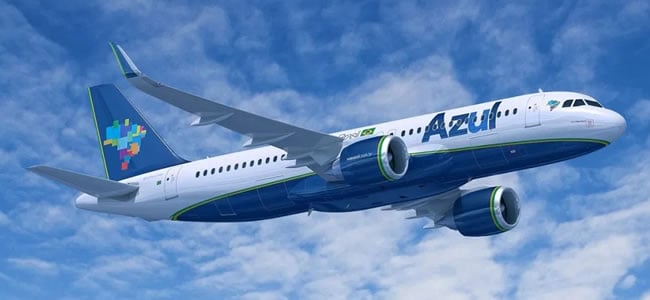 Rating da Azul (AZUL4): aérea tem nota de crédito elevada pela S&P