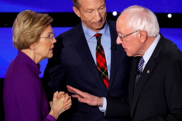 Bernie Sanders e Elizabeth Warren intensificam brigas