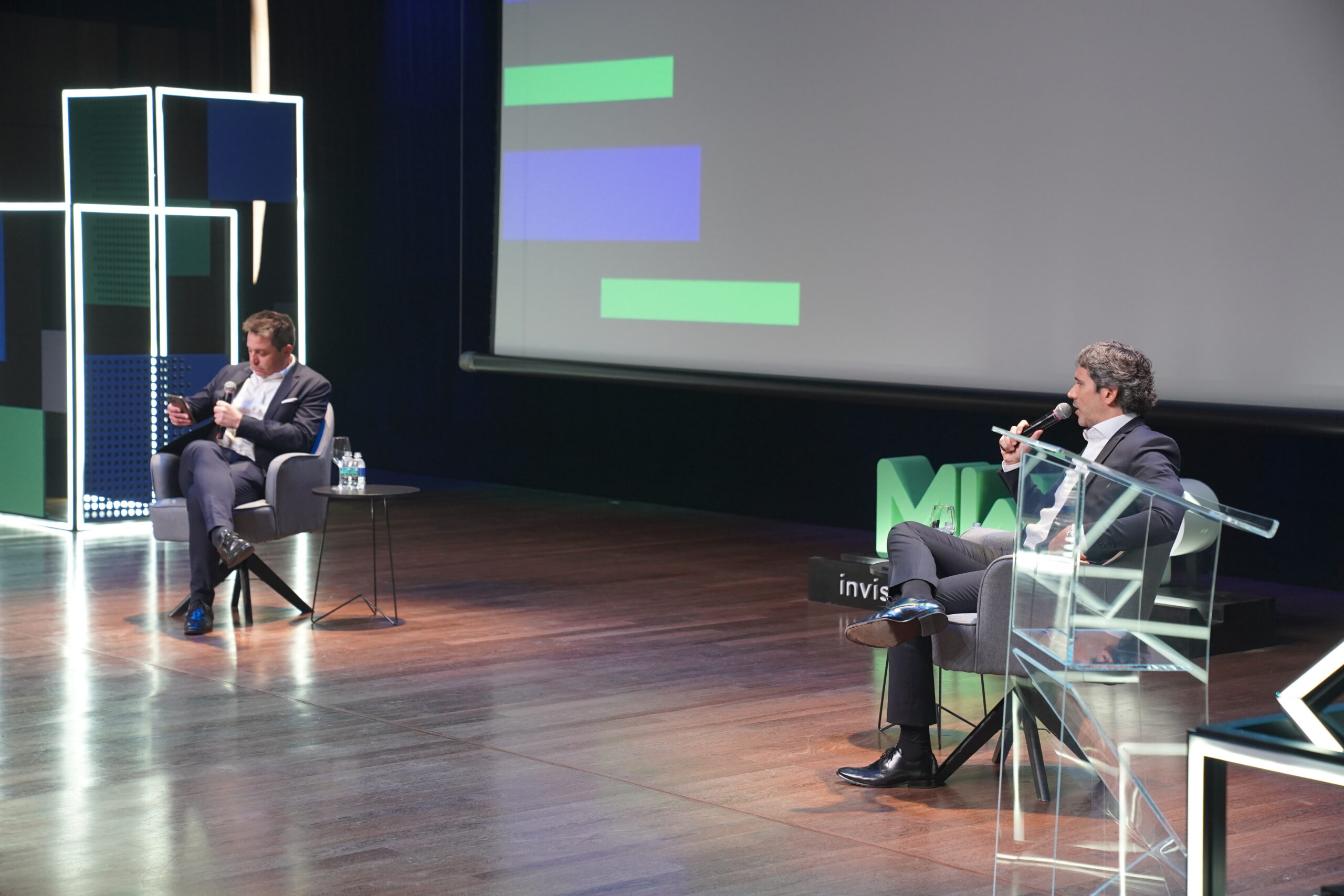 Juliano Custodio, CEO da EQI, e Marcelo Flora, do BTG Digital, debatem ciclos econômicos