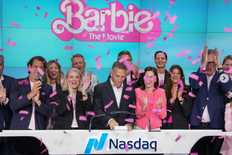 Com Barbie no hype, presidente da Mattel toca sino na Nasdaq