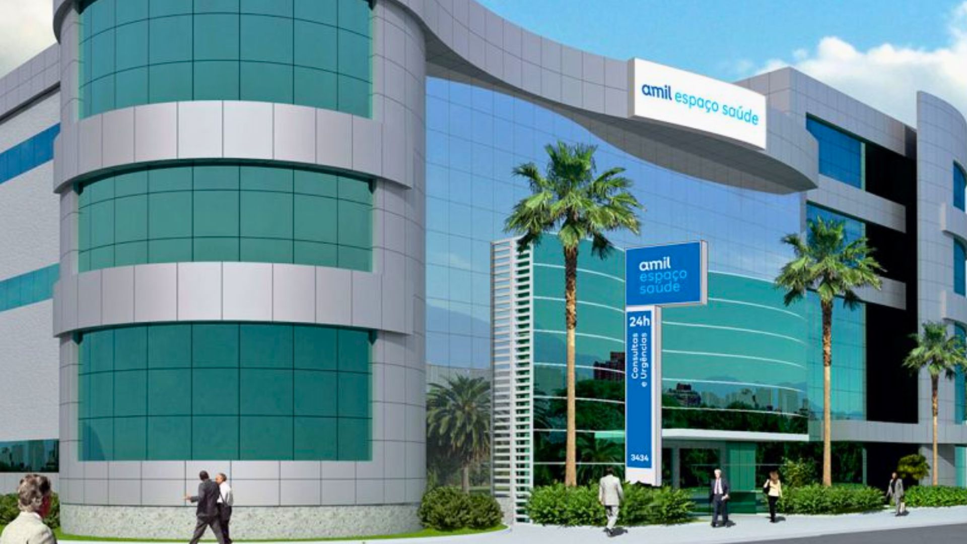 Projeto da clínica da Amil em Osasco, na Grande São Paulo