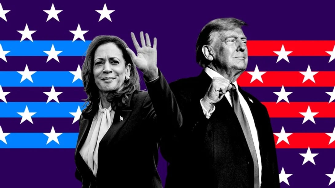 Eleições dos EUA: Trump e Kamala empatam em primeira urna aberta