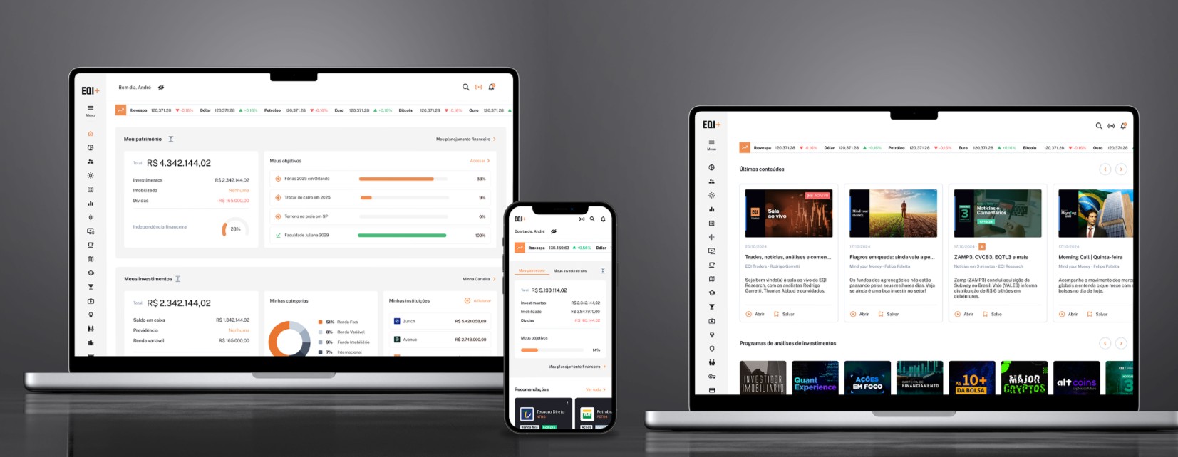 EQI+: Monett e EQI Research se fundem em novo aplicativo