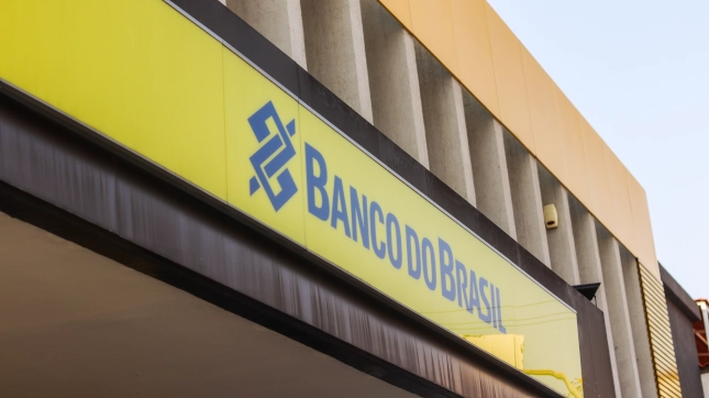 Fachada do Banco do Brasil, que teve inadimplência ainda em alta