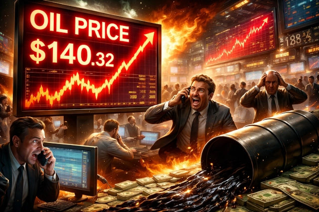 Petróleo dispara 40% no mês e ameaça empurrar economias globais para recessão