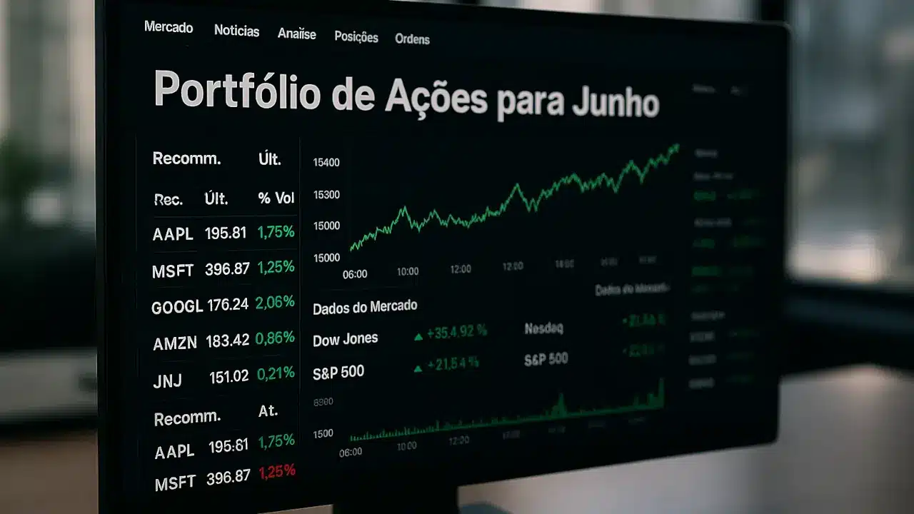 Ações junho