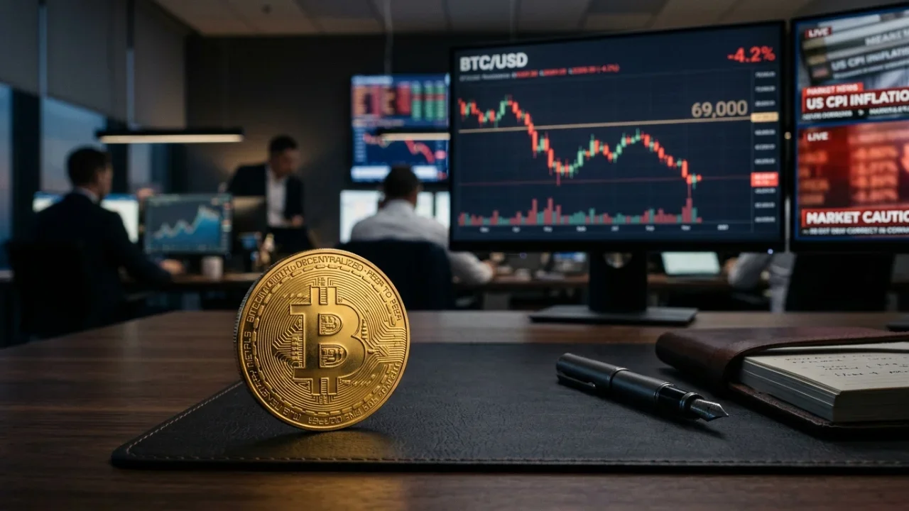 Bitcoin hoje cai com CPI dos EUA e resistência nos US$ 82 mil