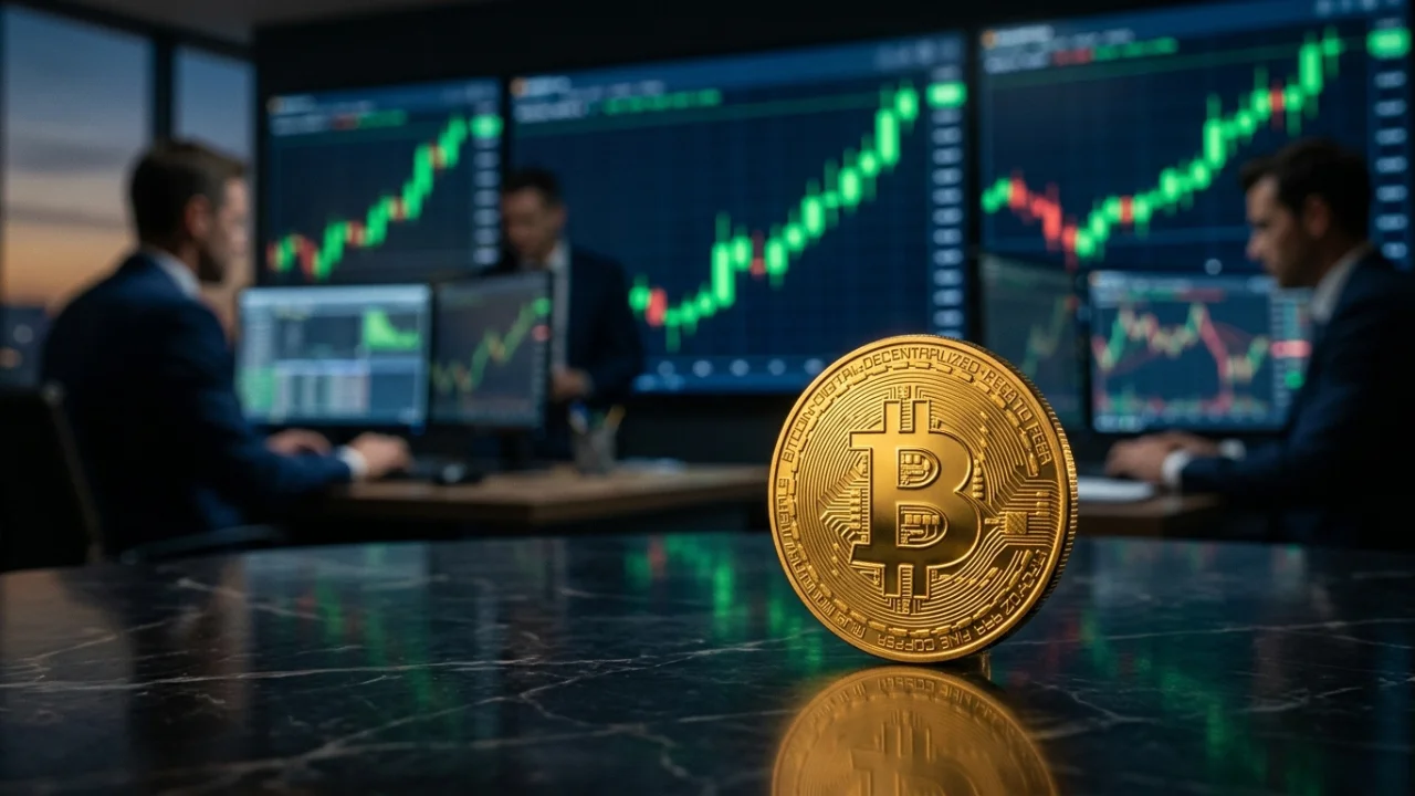 Imagem da moeda de Bitcoin