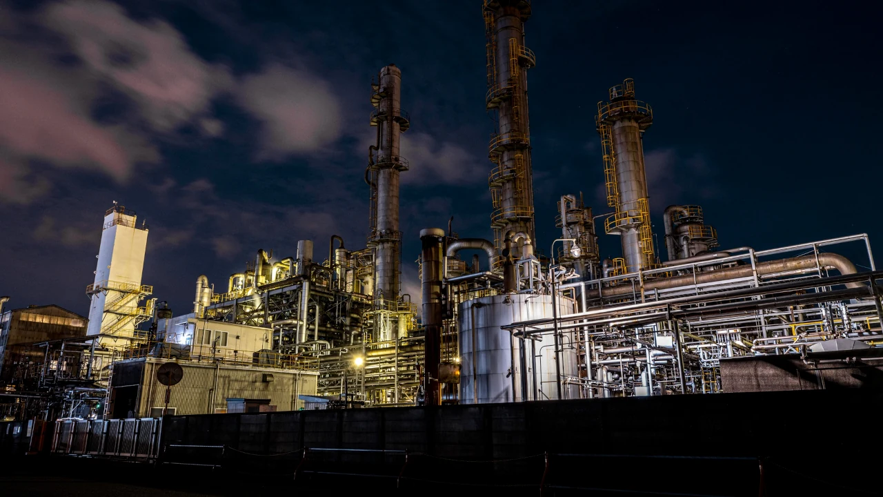 Imagem de petroquímica, como da Braskem