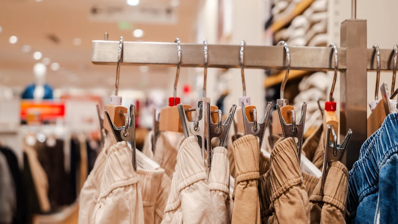 Loja de roupas para empresas de consumo