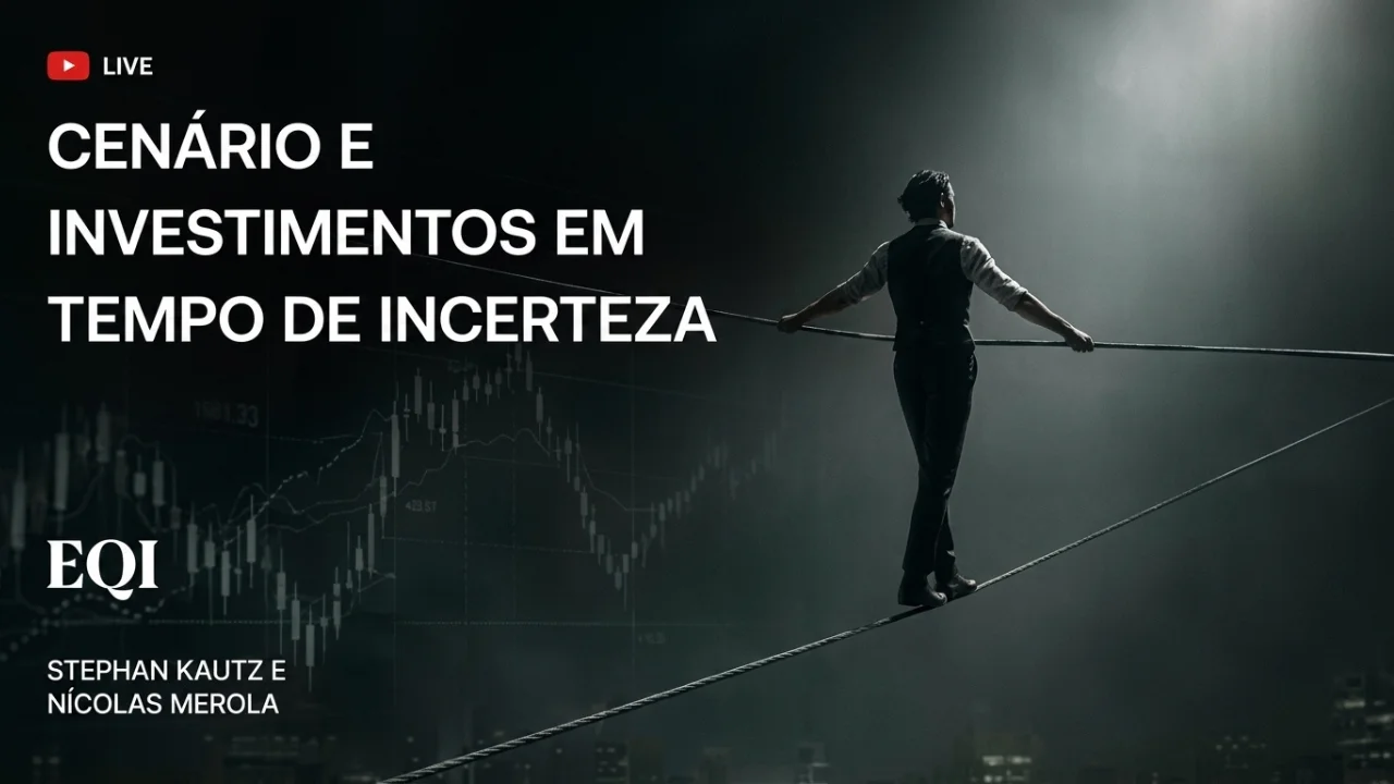 EQI Research debate aversão a risco do mercado em live nesta quinta