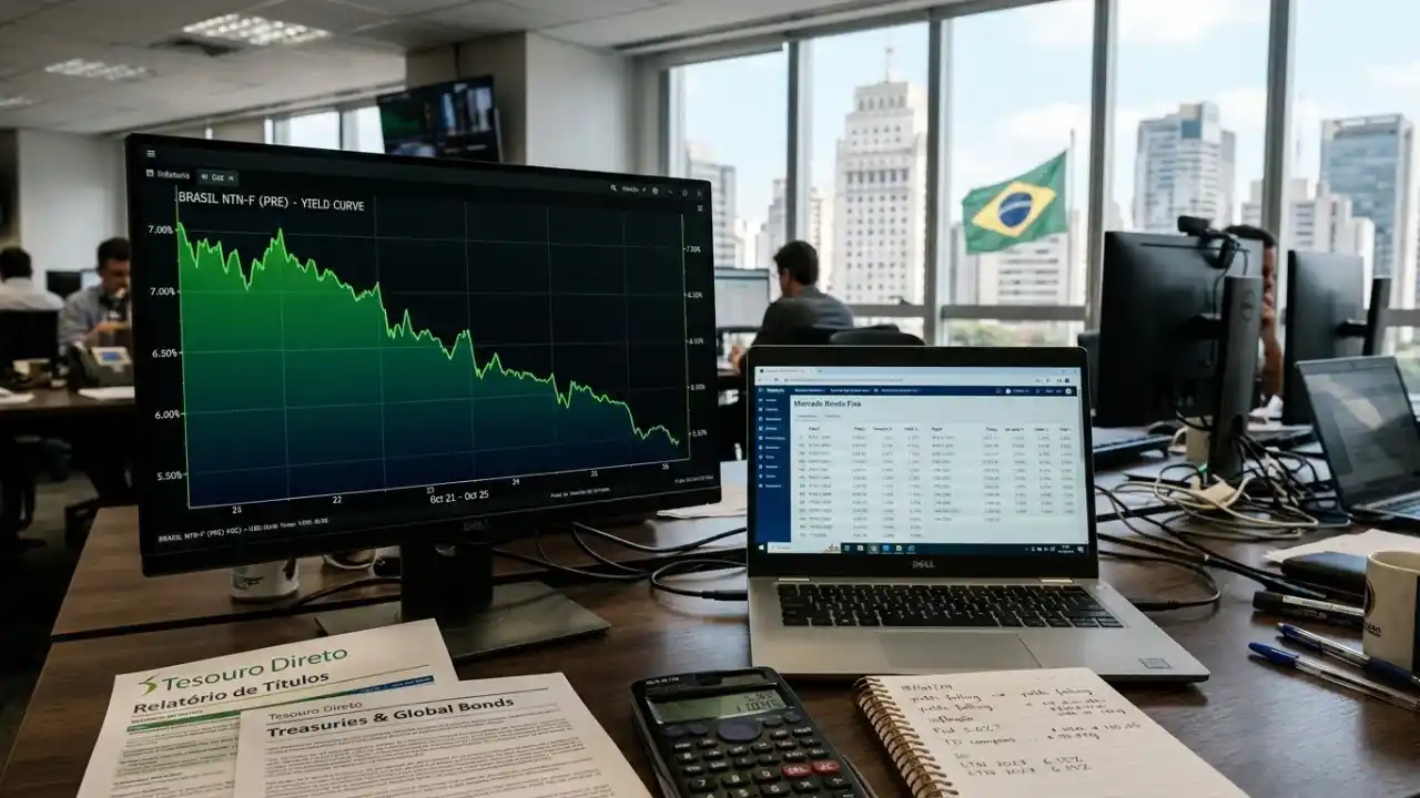 Tesouro Direto hoje recua com alívio no exterior e queda do petróleo