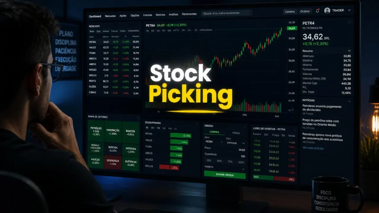 Stock Picking de grandes investidores revela foco em 7 ações