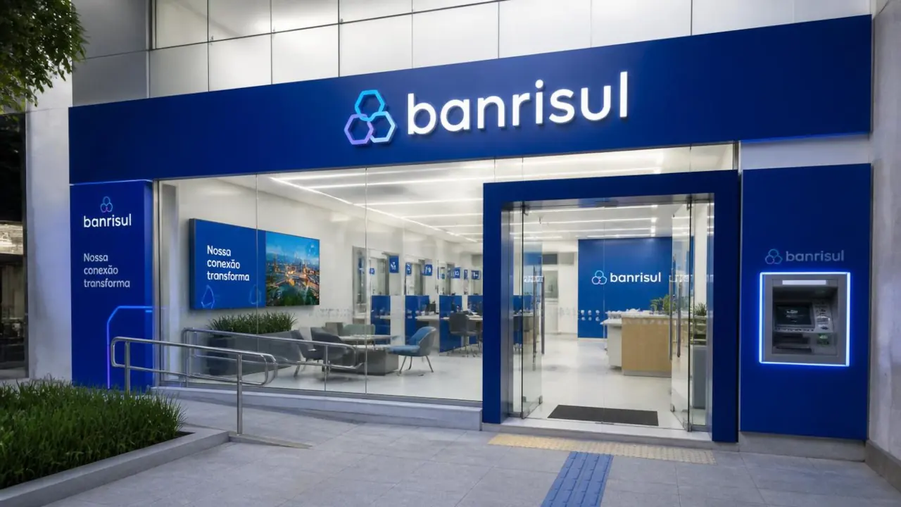 Ação do Banrisul cai forte após novo contrato com o governo do RS