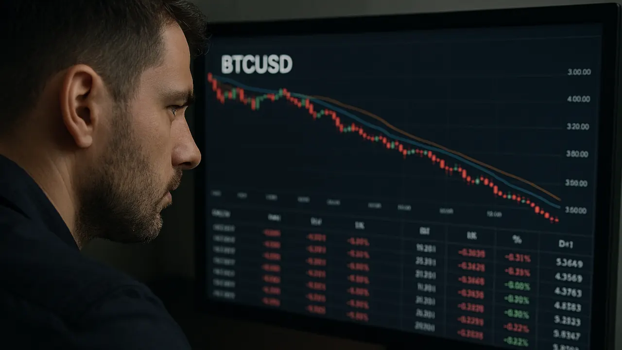 Bitcoin em queda