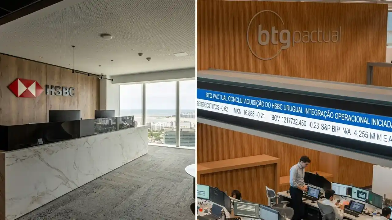 BTG Pactual recebe aprovação final do BC do Uruguai para a compra do HSBC Uruguai