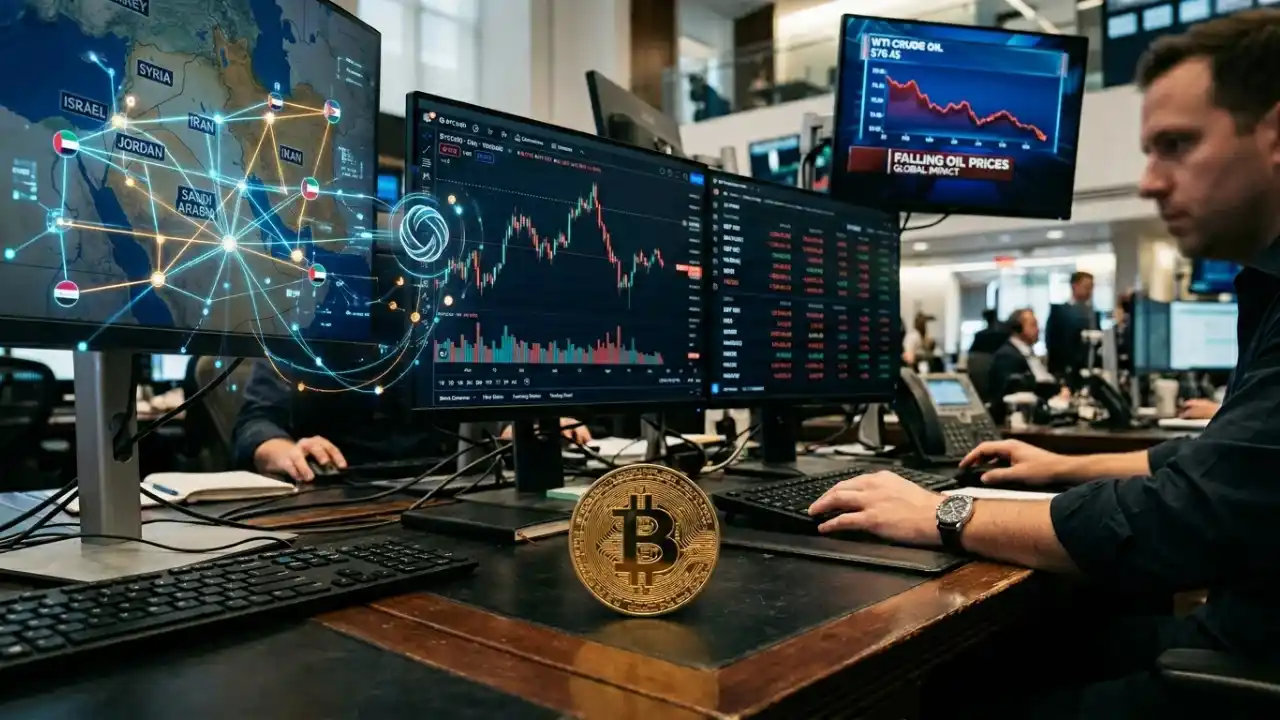 Bitcoin hoje cai, mas segue perto dos US$ 63 mil com alívio geopolítico