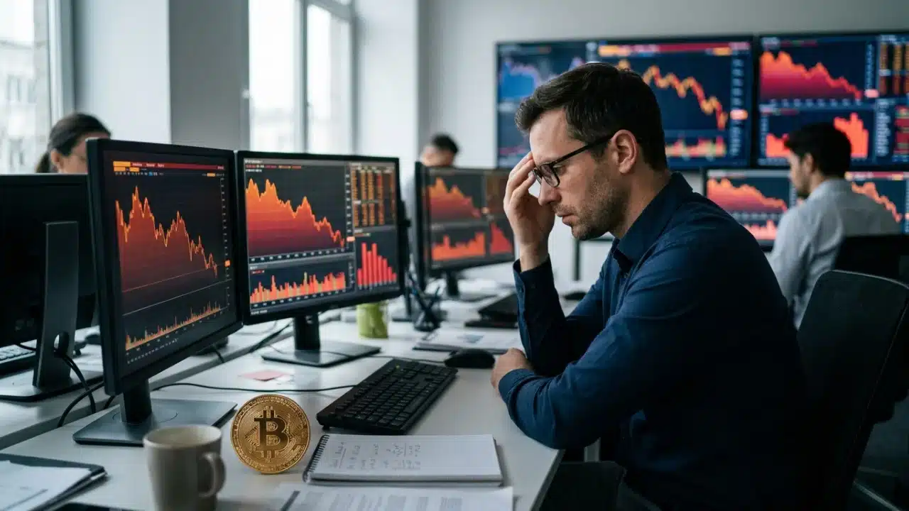 Bitcoin hoje cai e traders já veem risco de queda a US$ 45 mil