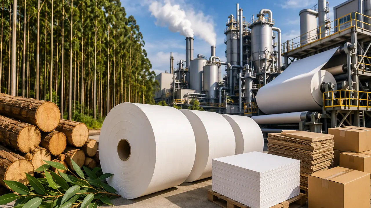 Papel e celulose, Klabin, Suzano e Dexco