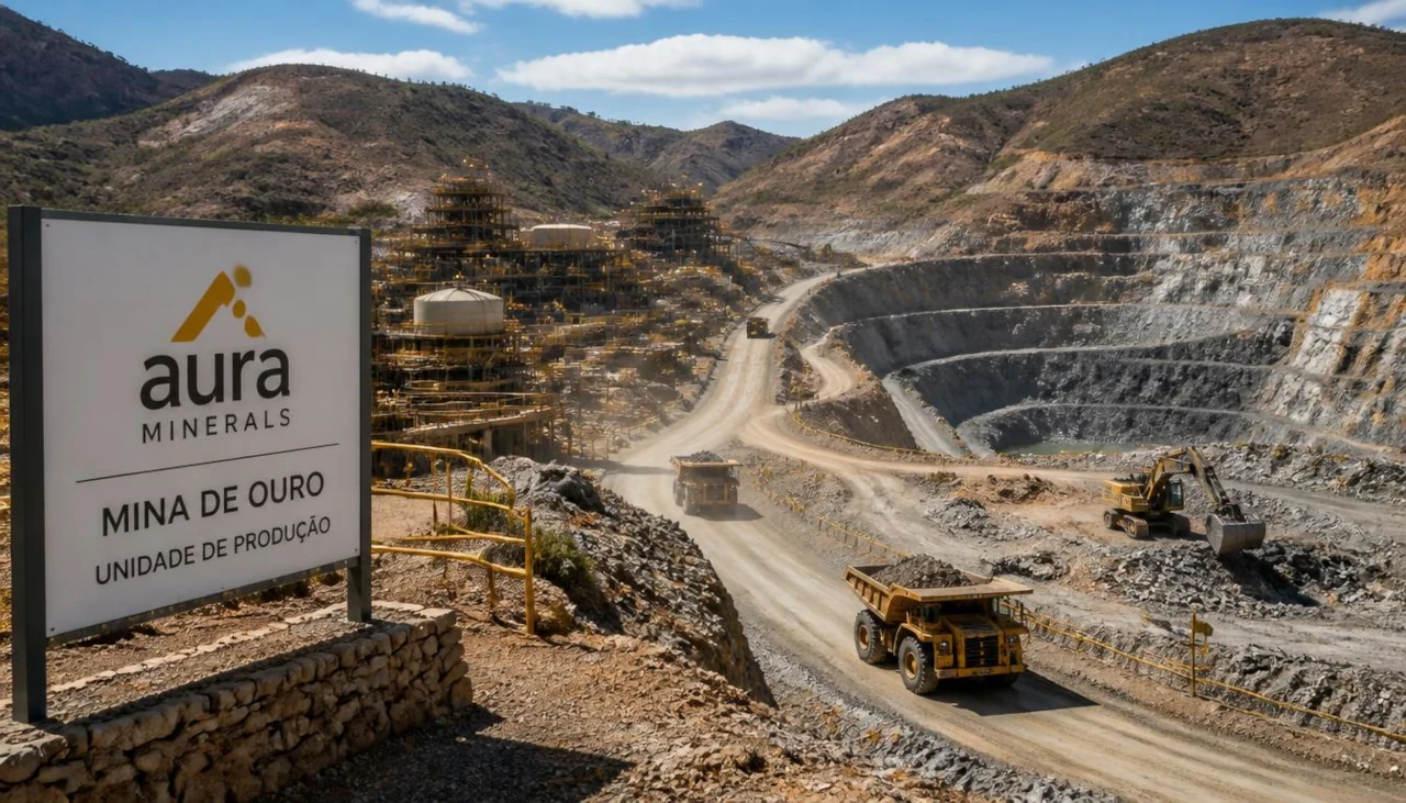 Imagem ilustrativa para mina de produção de ouro