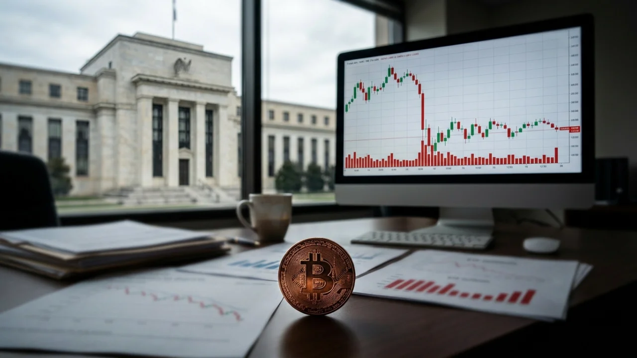 Bitcoin hoje cai e perde US$ 65 mil antes de decisão do Fed
